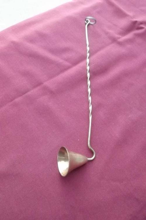 Brass Candle Snuffer - Length 24cm - can be hung up