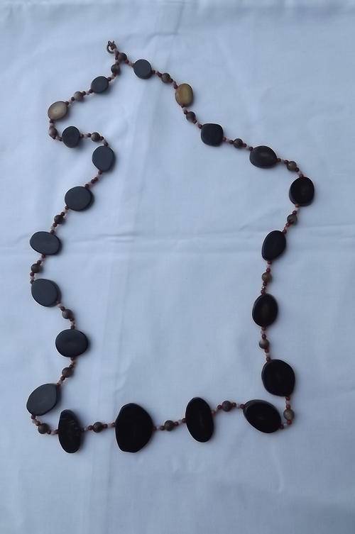 Beautiful Stone Necklace - 84cm long - as new