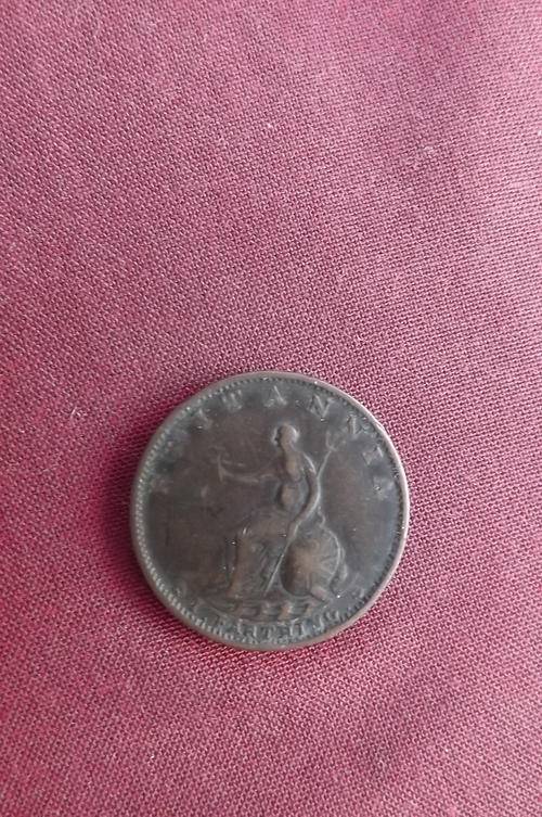 George III British 1799 Copper Farthing in VF+ Condition - see scans