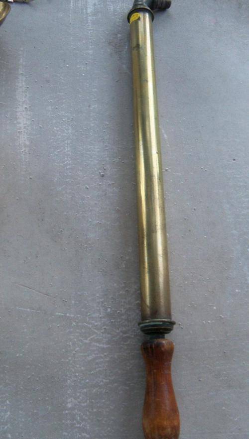 Brass Pump with wooden Handle