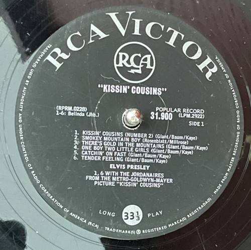 KISSING COUSINS - ELVIS LP VINYL *VINTAGE* > ESTIMATE R100-R200 BARGAIN