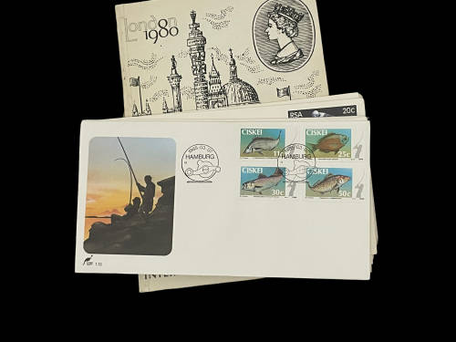 First day Cover * FDC * RSA MIXED + HOMELANDS CISKEI * VERY FINE + EXHIBITION BOOK