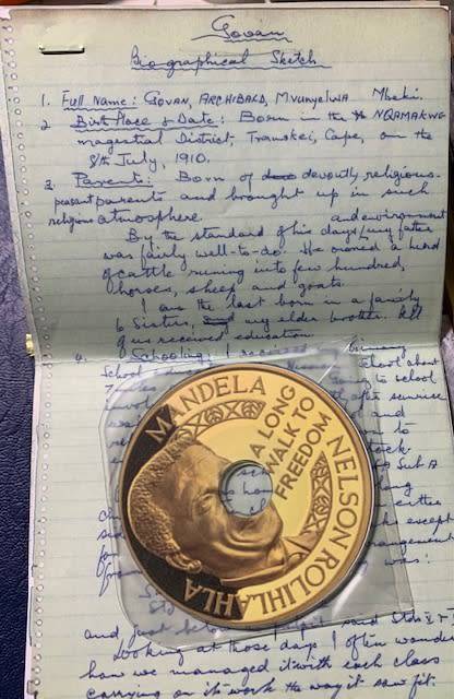 2012 Very rare Mandela Lilliesleaf half ounce .999 Proof gold coin, special box, cd, COA 525