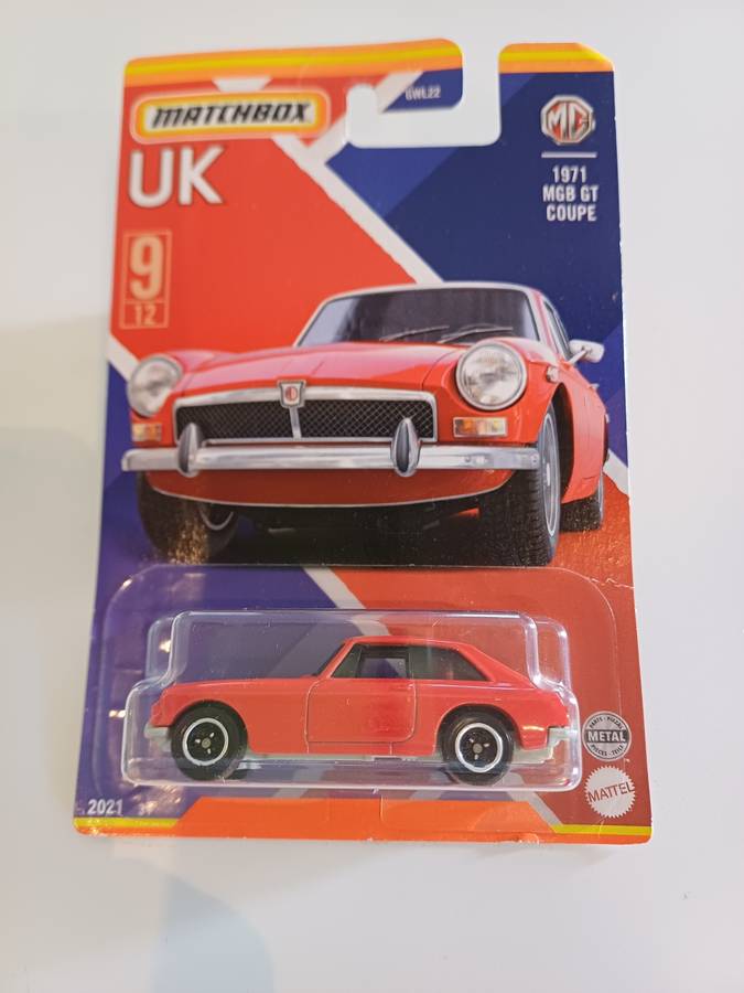 Matchbox 1971 MGB GT COUPE