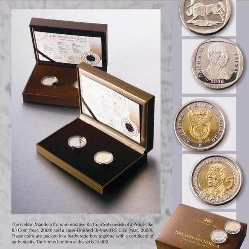 Nelson Mandela Commemorative R5 Coin Set