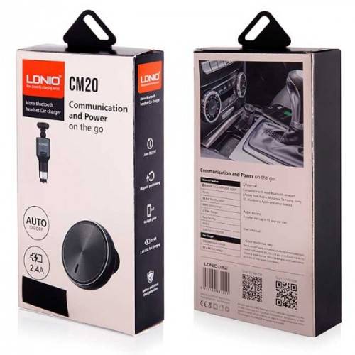 Bluetooth Earphone With Car Charger Docking Station