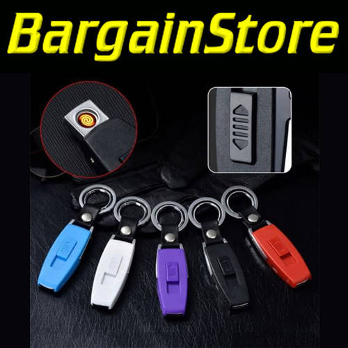 USB Rechargeable Keyring Lighter - 3 ON AUCTION
