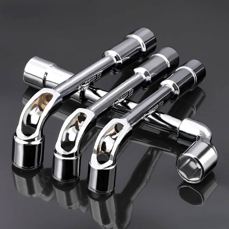 9 Piece L-Shaped Perforated Socket Spanner Set