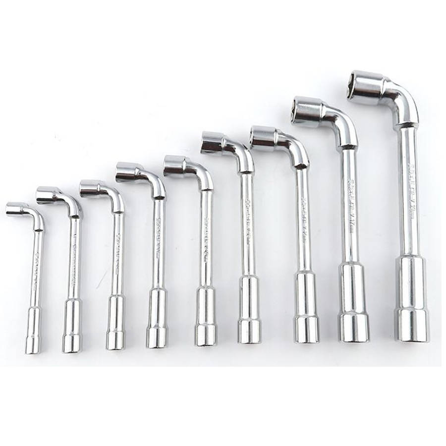 9 Piece L-Shaped Perforated Socket Spanner Set