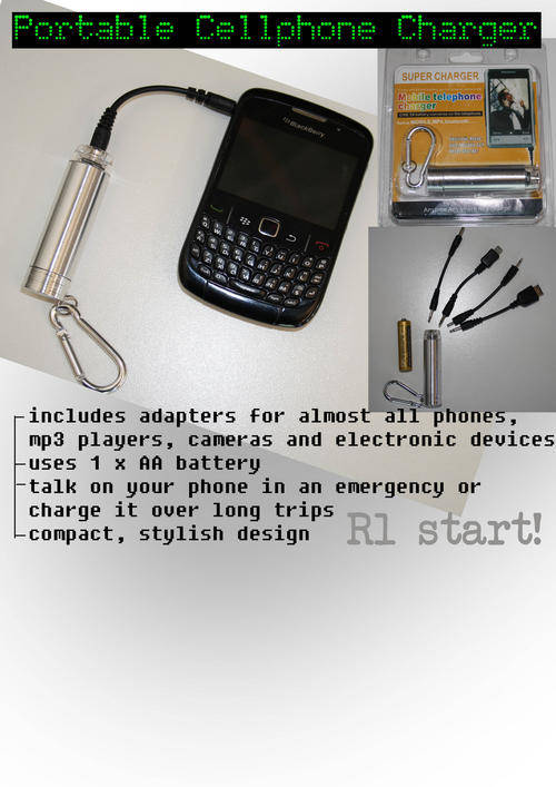 !!!Portable Cellphone Carger!!! Local Stock