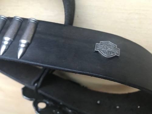 Bikers real leather belt