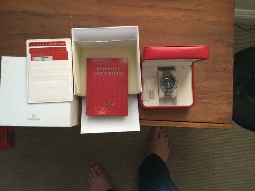Omega Seamaster Chronodiver watch very good condition with box and papers Rolex Breitling Tag Heuer