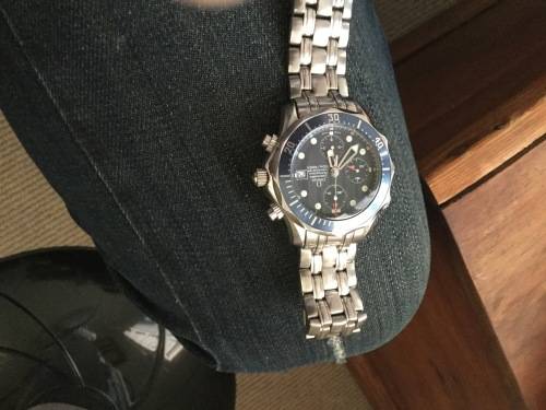 Omega Seamaster Chronodiver watch very good condition with box and papers Rolex Breitling Tag Heuer