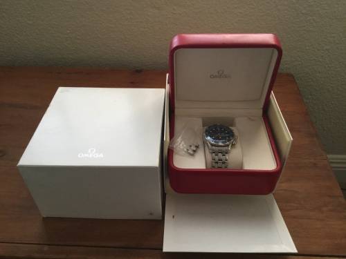 Omega Seamaster Chronodiver watch very good condition with box and papers Rolex Breitling Tag Heuer