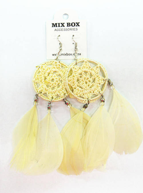 STUNNING FEATHER EARRING WHOLESALE