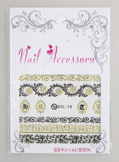The Nail Art - DTL19 nail sticker