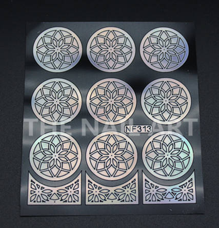 Stencil Sticker Nail Art Accessories Decoration NF313
