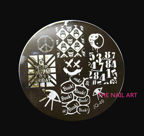 Stainless Steel Nail Stamping Plates - JQ049