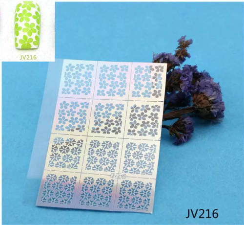 Stencil Sticker Nail Art Accessories Decoration JV216