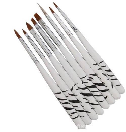 The Nail Art -8pcs Acrylic+Gel Brush