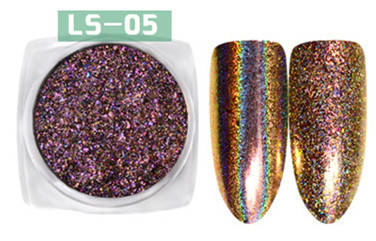 The Nail Art - Fireworks Chrome Powder 2g with brush LS05