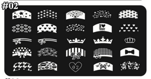 The Nail Art - Nail Stamping Plate Tianxin 02