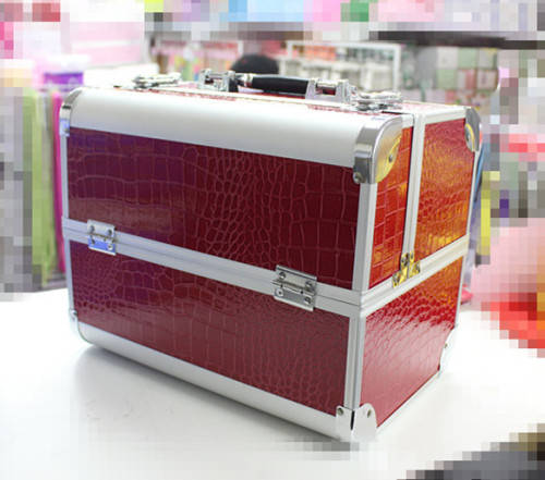 The Nail Art - Make Up Beauty Case Professional - Red