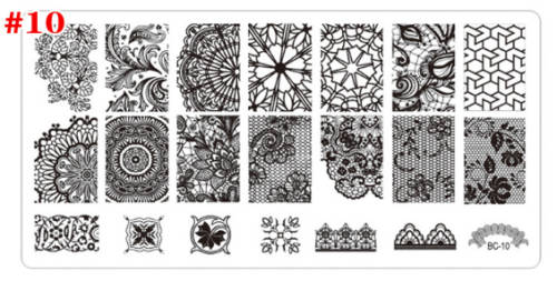 The Nail Art - BC10 Nail Stamping Plate