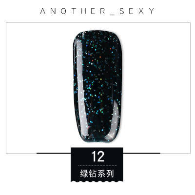 The Nail Art - AS Gel Polish 15ml Green Diamonds 12