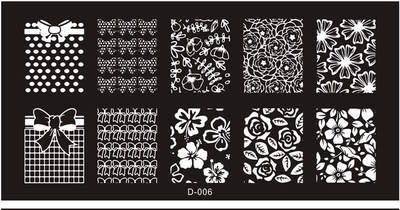 The Nail Art - D006 Nail Stamping Plate