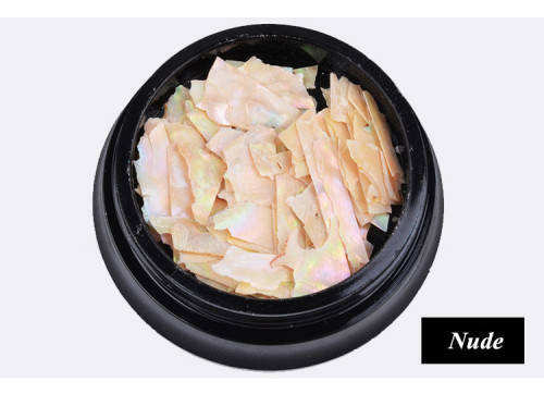 The Nail Art - Shell Debris - Nude