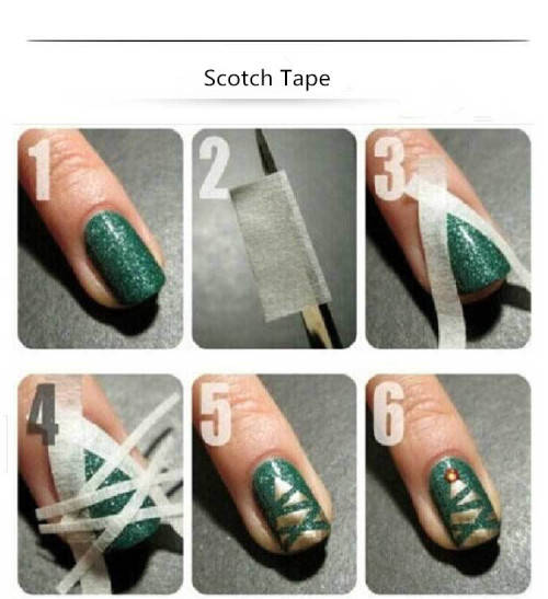 The Nail Art - Scotch Tape