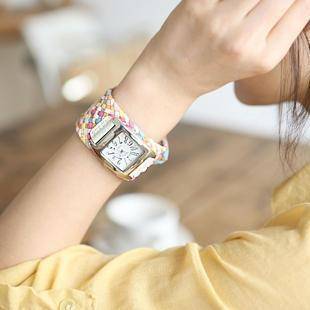 COLOUEFUL INTERTEXTURE LADY WATCH
