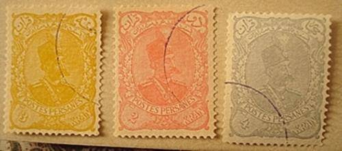 Postes persanes, set of 3