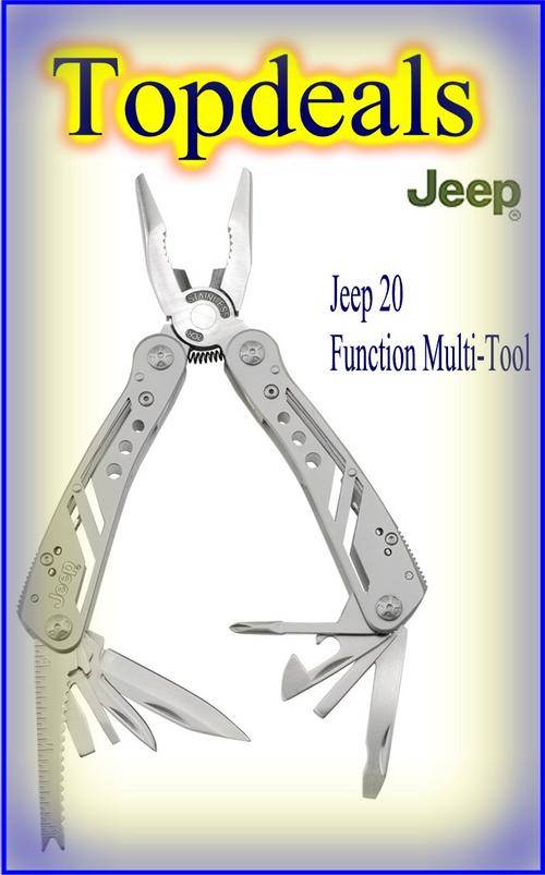 Jeep 20 Function Multi-Tool -Knives