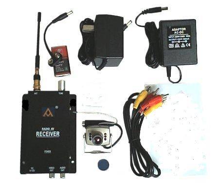 Mini Wireless Color SpyCam w/Bracket w/Power w/Audio