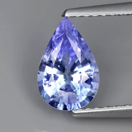 1.27ct 9x6mm PEAR NATURAL GEM VIOLET BLUE TANZANITE Retail +R10000.00
