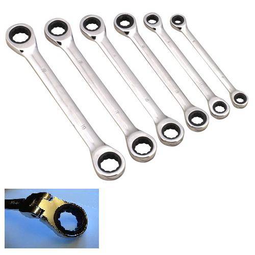 Geared Wrench Set 6 Pc 'Flex - Head'