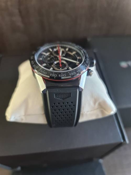 TAG HEUER CARRERA CALIBER HEUER 01 SKELETON 45MM MENS WATCH