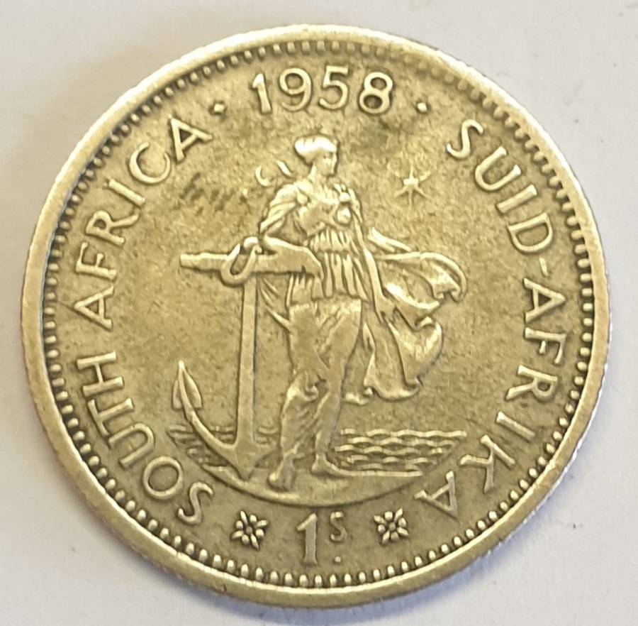 1958 Silver Shilling as per images !!!