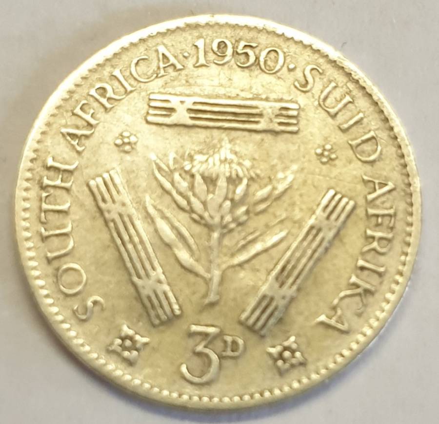 1950 Silver Threepence as per images!!!