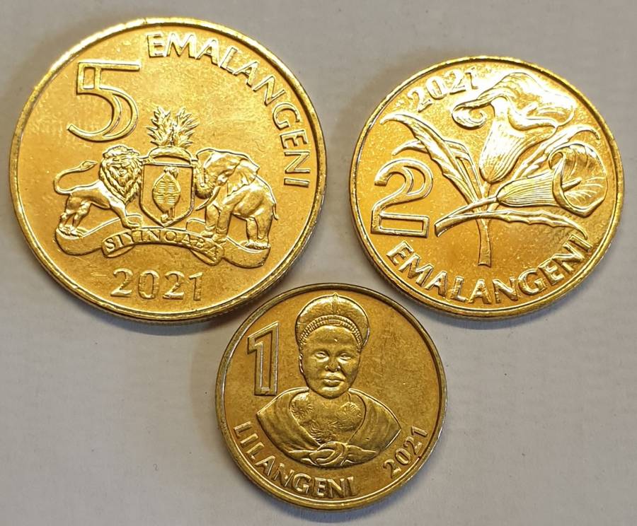 Swaziland Coins x 3 as per images !!!Bid is for the 3 coins !!!!