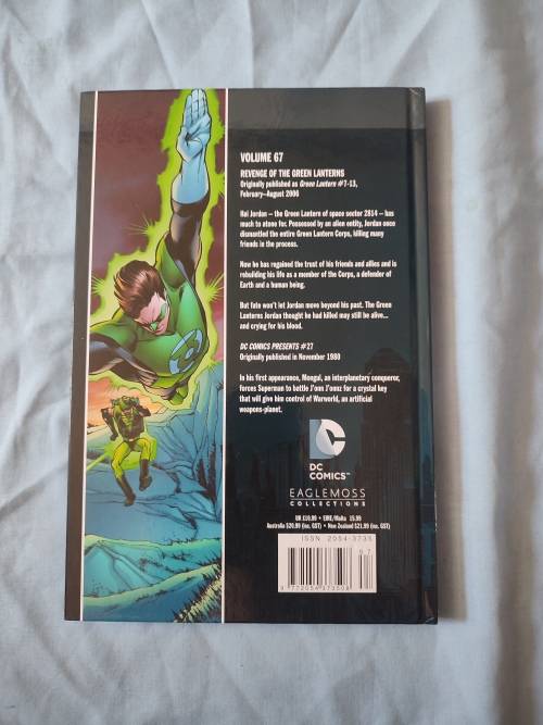 DC EAGLEMOSS HARD COVER COMIC VOLUME #67 GREEN LANTERN REVENGE OF THE GREEN LANTERNS (NM)