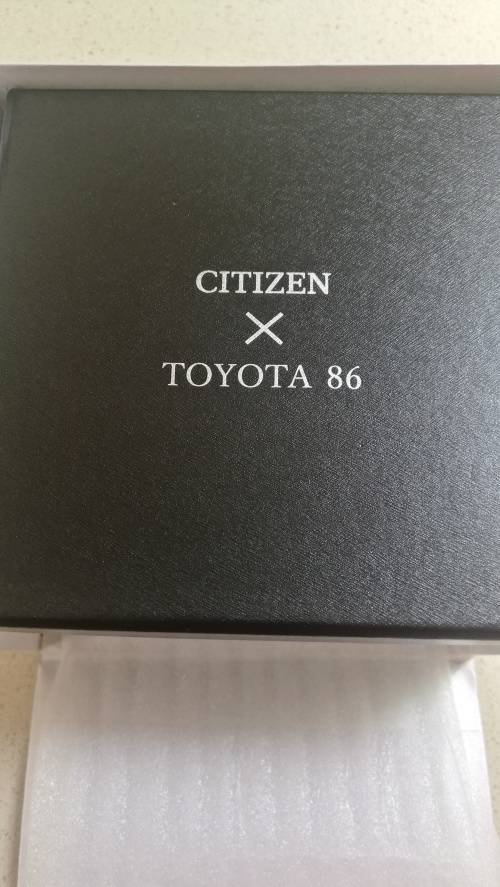 ### Includes shipping - Toyota 86 Collaboration Model B612-s081025 Date Chronograph Eco Drive ###