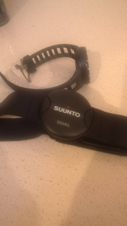 ###  Suuntu Quest excercise watch and Heart Rate belt pre owned ###