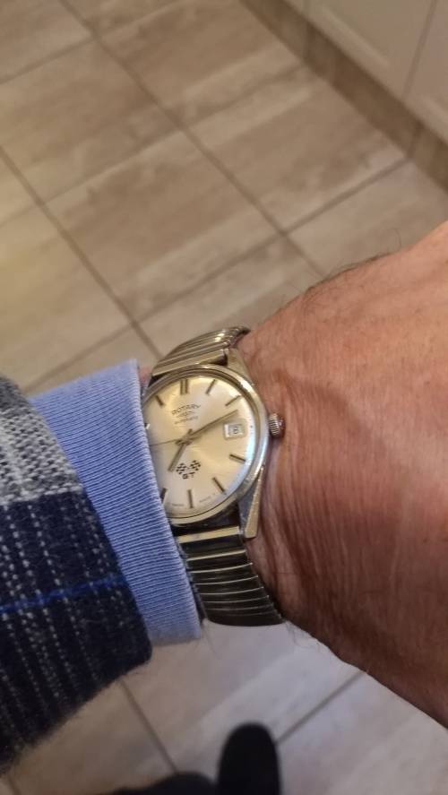 ###  R1 No reserve - 1960's Rotary Automatic GT Swiss watch pre owned not keeping time though  ###