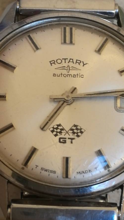 ###  R1 No reserve - 1960's Rotary Automatic GT Swiss watch pre owned not keeping time though  ###