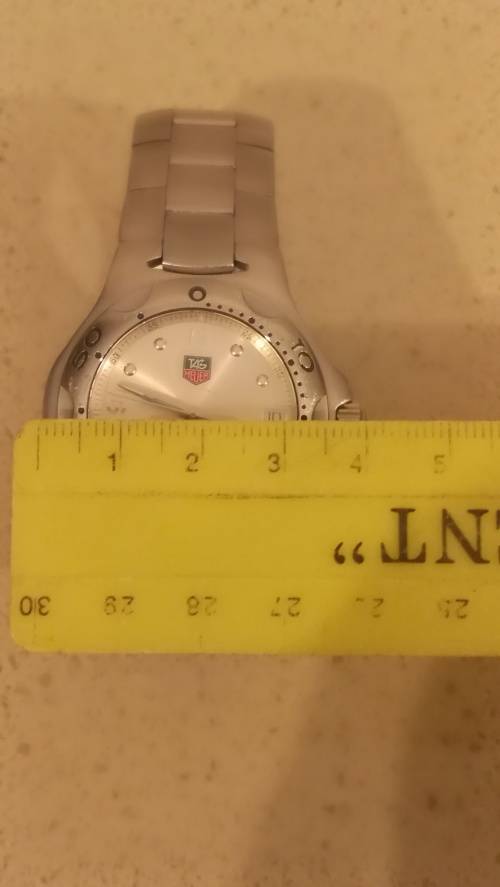 ### Swiss made with precision Tag Heuer Kirium Gents White/pearl Dial watch pre owned ###