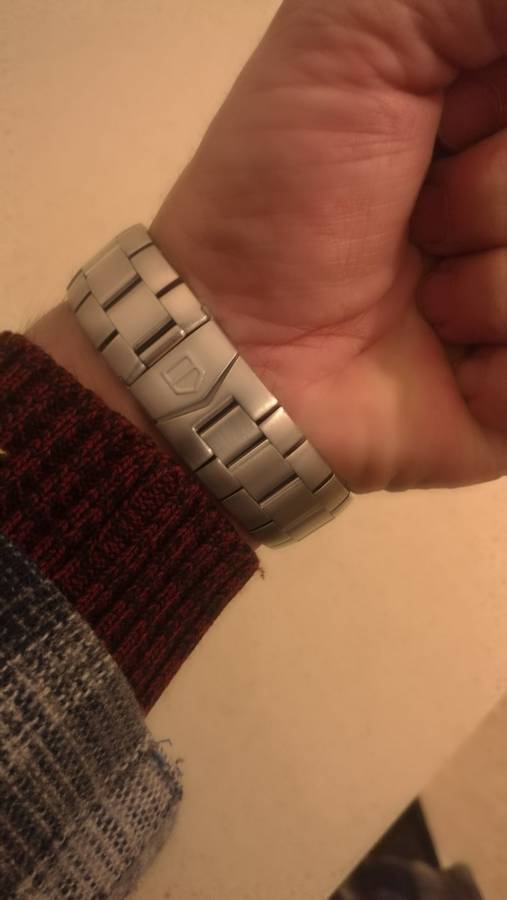 ### Swiss made with precision Tag Heuer Kirium Gents White/pearl Dial watch pre owned ###