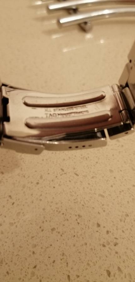 ### Reduced again - Tag Heuer Gents size Aquaracer watch preloved Model WAF1111 with extra links ###